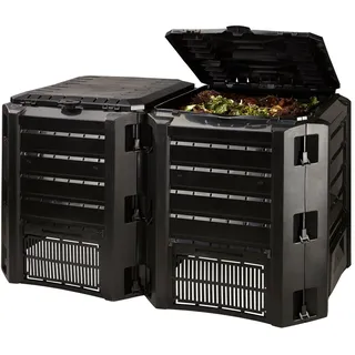 Prosperplast Komposter Schwarz 800L 135x72x83cm