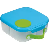 b.box Mini Brotdose für Kinder mit Fächern | Bento Box, 3 Fächer (2 Auslaufsicher) | Lunchbox für Gerichte & Snacks | Platz für Ganzes Obst | BPA-frei