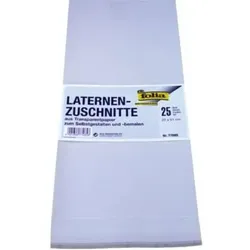 Laternenzuschnitt, 22x51cm, 25 Blatt, transparent