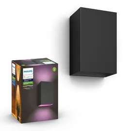 Philips Resonate Outdoor Wandleuchte schwarz