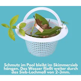 amapool Skimmer weiß 16 cm