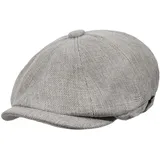 HAPPYPOP Schirmmütze Herren Schiebermütze Schwarz Driving Cabbie Jagd Flatcap Newsboy Cap - M