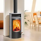 Austroflamm Koko 2.0 Kaminofen Speckstein, Warmhaltefach Speckstein, Topplatte S...