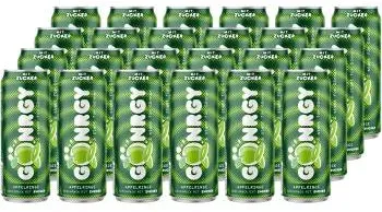 GÖNRGY Apfelringe Zucker Energy Drink 24x 500ml