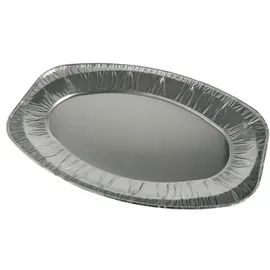 Papstar Starpak Servierplatten, Alu oval 35 cm x 24,5 cm