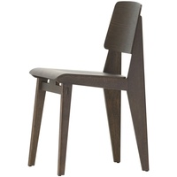 Vitra - Chaise Tout Bois Stuhl, Eiche dunkel, Filzgleiter