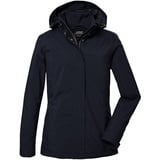 KILLTEC Damen Funktionsjacke/Outdoorjacke mit abzippbarer Kapuze KOS 42 WMN JCKT, dunkelnavy, 34, 41282-000