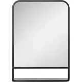 Homcom Wandspiegel 70 x 50 cm Schwarz