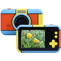 Kinderkamera-Spielzeug, 32MP 1080P Video-Digitalkamera für Kinder mit 2,4-Zoll-IPS-Bildschirm, stoßfeste Anti-Drop-Kleinkindkamera für Mädchen und Jungen, Geschenke für (Blue)