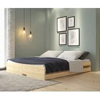 Interlink Kinderbett Lotar 90 x 200 cm Kiefer massiv weiß lackiert