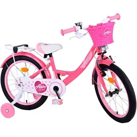 Volare Ashley Kinderfahrrad - Mädchen - 18 Zoll - Rosa/Rot