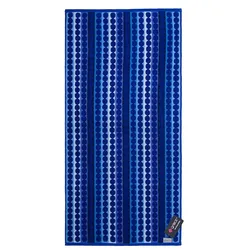 grace grand spa Duschtuch Vital mit stylischem Punktmuster blau 