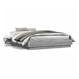vidaXL Bettgestell 160 x 200 cm Grau