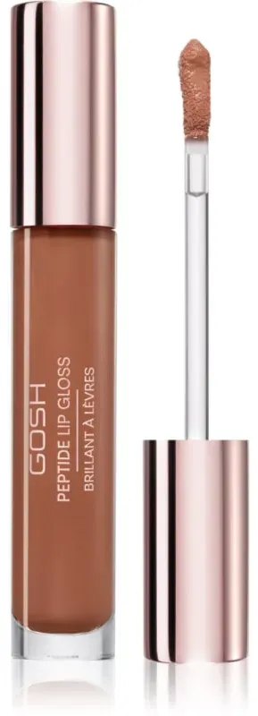 GOSH COPENHAGEN Peptide Lip Gloss Lipgloss mit Peptiden Farbton 007 Chocolate Mousse 7 ml