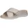 CAPRICE Pantoletten aus Leder mit Klettverschluss, Beige (Pearl Nappa), 38 EU