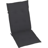 vidaXL Klappbare Gartenstühle mit Kissen 55 x 88 x 111 cm grau 8 St.