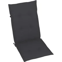 vidaXL Klappbare Gartenstühle mit Kissen 55 x 88 x 111 cm grau 8 St.