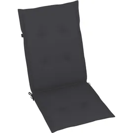 vidaXL Klappbare Gartenstühle mit Kissen 55 x 88 x 111 cm grau 8 St.