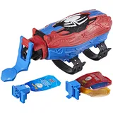 Hasbro Marvel Real Webs Super Web-Blaster, 2-in-1 Blaster, Rollenspielzeug, Kostüm, Spielzeug, Rot und Blau