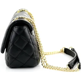 Valentino Ocarina Flap Bag Kunstleder Black/Gold