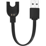 VGOL 2 STK. Ladekabel Ersatz Kompatibel mit Xiaomi Mi Band 3 USB Ladeadapter Ladekabel Smartwatch Zubehör Schwarz