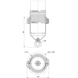 ATEC Einzughilfe für flexiebele Rohre DN80