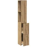 vidaXL Badschrank Artisan-Eiche 25 x 25 x 170 cm Holz
