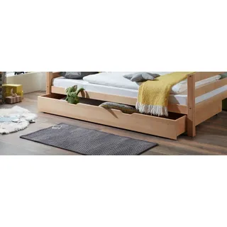 RELITA Bettschublade Nora 90 x 190 cm in Buche natur lackiert