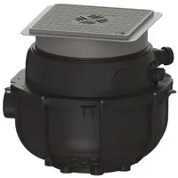 Kessel Aqualift S Hebeanlage 280500SC GTF 500-S1 resistant, schwarz, zum Einbau in Bodenplatte, 230 V