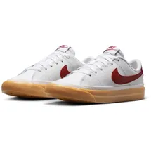 Nike Court Legacy Kinder Weiß/Team Red/Gum Yellow 39
