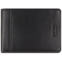 mano Don Montez Coin Wallet with Flap Black