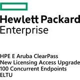 HP HPE Aruba ClearPass, New Licensing, Access, Upgrade, 100 Concurrent SW E-License