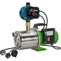 CHM GmbH JET Gartenpumpe mit Druckschalter einstellbar 1300 Watt 5,4 Bar 5400 L/h Trockenlaufschutz