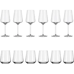 RITZENHOFF 12er-Set LICHTWEISS JULIE 6 x Weißweinglas 6 x Wasserglas
