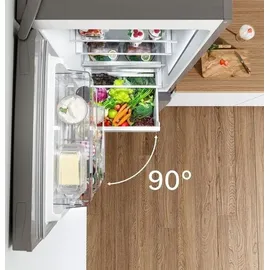 Bosch Serie 4 KGN39VXBT Kühl-Gefrierkombination (363 l, 2030 mm hoch, Dark Inox)