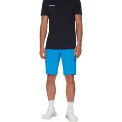 Mammut Wanderhose Hiking V Short (UV-Schutz, 4-Wege-Stretch) kurz blau Herren