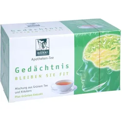 Baders Apotheken Tee Gedächtnis Filterbeutel