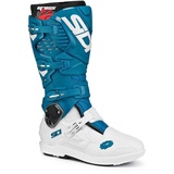 Sidi Crossfire 3 SRS Stiefel, weiss-grün-blau, Größe 46