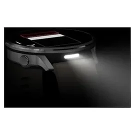 Garmin Venu 4 45 mm Schwarz/Schiefergrau Leder Armband Dunkelbraun