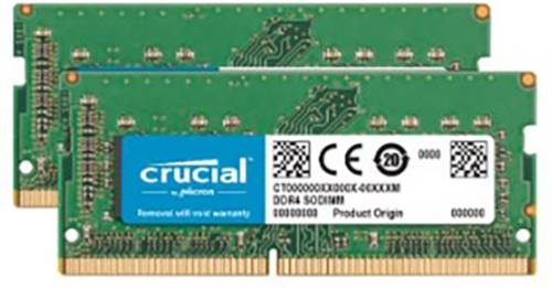 Crucial 16GB DDR4-2400 Laptop-Arbeitsspeicher Kit DDR4 16GB 2 x 8GB 2400MHz 260pin SO-DIMM CL17 CT2K
