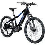 Zündapp Z240 E Bike Mountainbike 24 Zoll EMTB 130-145 cm Jugendliche ab 8 Jahre Pedelec Fahrrad 9 Gang Mittelmotor schwarz blau