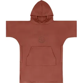 Normani Kinder Mikrofaser Badeponcho Luquillo in Rot | Gr.: 140/152