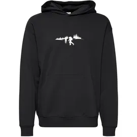 !Solid Hoodie Schwarz S