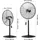 Vevor 81 cm Standventilator Schwarz