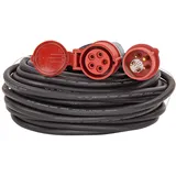Dema CEE Verlängerungskabel 30m – Starkstromkabel H07RN-F 5x2,5mm2, 16A, für Innen & Außen, Baustelle & Werkstatt
