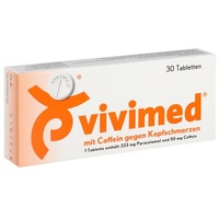 Dr Gerhard Mann Vivimed mit Coffein gegen Kopfschmerzen Tabletten 30 St