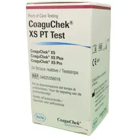 CoaguChek XS PT Test PST 24 Streifen - zur INR-Überwachung