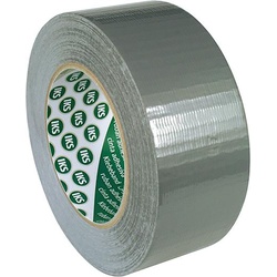 WerkzeugHERO Gewebe-Klebeband G76 50m x 50mm silber