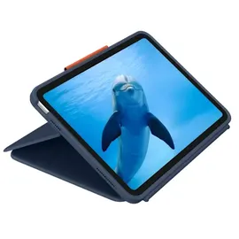 Logitech Rugged Combo 4 Touch für iPad (10. Generation) Classic Blue