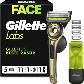 Gillette Champion Gold Edition Rasierer + 5 Klingen